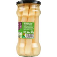 Espárrago muy grueso 9/12 piezas EROSKI, frasco 325 g