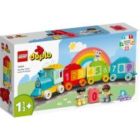 LEGO DUPLO Trena, zenbakiak: ikasi zenbatzen, adin gomendatua: +18 hilabete