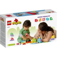 LEGO DUPLO Trena, zenbakiak: ikasi zenbatzen, adin gomendatua: +18 hilabete