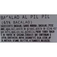 Bacalao al pil pil, al peso, compra mínima 250 g