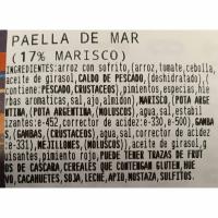 Paella de pescado, al peso, compra mínima 250 g