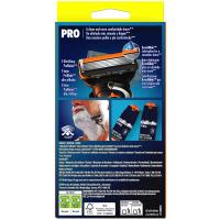 Pack afeitado máquina+4 cargadores GILLETTE PROGLIDE, pack 1 ud