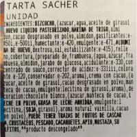 Tarta Sacher, porción, 1 ud