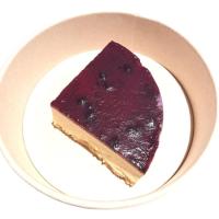 Tarta de queso con arándanos, porción, 1 ud
