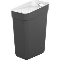 Cubo de basura gris Ready to collect 30 litros CURVER, 55x37x25 cm