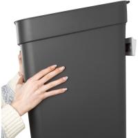 Cubo de basura gris Ready to collect 30 litros CURVER, 55x37x25 cm