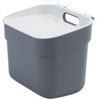 Cubo de basura gris Ready to collect 5 litros CURVER, 25x25x19 cm Cubo de basura gris Ready to collect 5 litros CURVER, 25x25x19 cm
