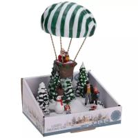 Globo Papa Nöel Navideño, con luz led, 27 cm, surtido ¿Cuál te llegará?, 1 ud