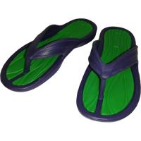 Chancleta de piscina azul con base verde OG Pisc