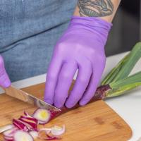 Guantes de nitrilo Talla S BAYECO, caja 20 uds