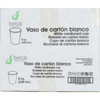 Vaso de cartón 240 ml, 20 uds