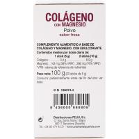 Colágeno c/ magnesio sabor fresa A. M LAJUSTICIA, caja 20 sticks