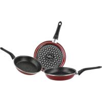 Sarten de acero esmaltado Praga MAGEFESA, set Ø18, 20 y 24 cm