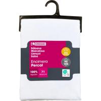 Sabana Encimera, 100% algodón, Percal New EROSKI