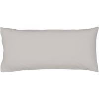 Funda de almohada Beige, 100% algodón, Apolo New EROSKI, talla 90