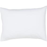 Funda de almohada Blanca, 100% algodón, Percal New EROSKI, talla 70