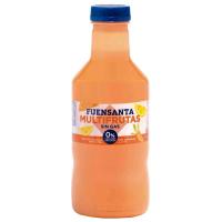 Bebida refrescante multifrutas FUENSANTA, botellín 33 cl
