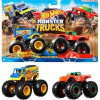 HOT WHEELS Monster Trucks 2 kotxeko sorta 1:64, gom. adina: +3 urte, hainbat modelo