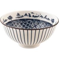 Bol de porcelana blanca y azul, varios modelos ¿Cuál te llegará?, Ø12 cm