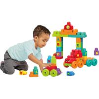 Tren musical ABC, juguete de bloques de construcción para bebé +1 año MEGA Bloks