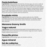 Menú individual EROSKI: Pasta Boloñesa