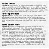 Menú individual EROSKI: paleta asada con patatas