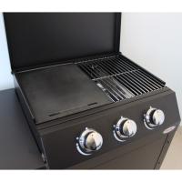 Barbacoa de gas, plancha y parrilla, Miramar IMOR, 100x58x96 cm