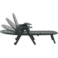 Tumbona verde plegable, multiposiciones, Promo SP