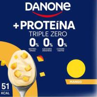 Yogur de mango + proteína DANONE, pack 4x105 g