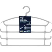 Percha de plástico para pantalones, 4 alturas DUNYA, 1 ud