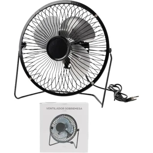 Ventilador mini de sobremesa 20 cm, 2,5W, 1 velocidad MS, 1 ud Ventilador mini de sobremesa 20 cm, 2,5W, 1 velocidad MS, 1 ud