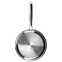 Sartén de acero inoxidable Triply Natural sin antiadherente, apta para todo tipo de cocinas IBILI, Ø24 cm