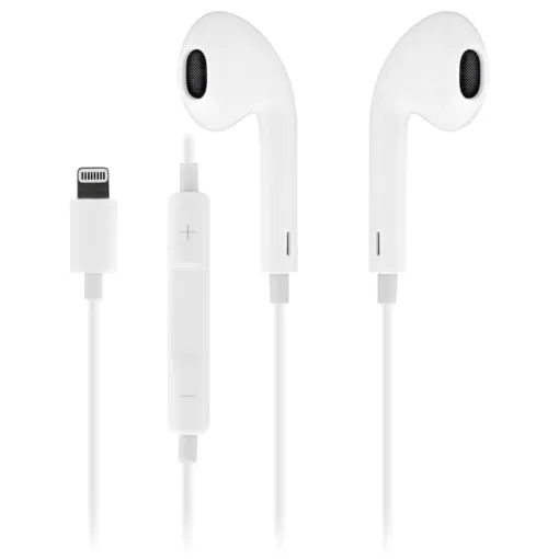 Auricular botón ligthning blanco WAY