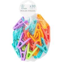 Mini pinzas de colores KITCHEN, pack 30 uds