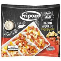 Bacaón y queso, calentar y listo FRIPOZO, bolsa 330 g