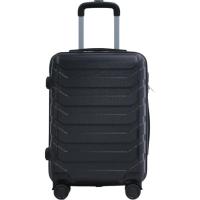 Trolley cabina negro, ABS cierre combinación, 4 ruedas, 618 AR LUGGAGE, 37x22x56cm
