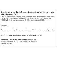 M.ACEITUNEROS piamonte estiloko trufa zuri olibak, lata 150 g