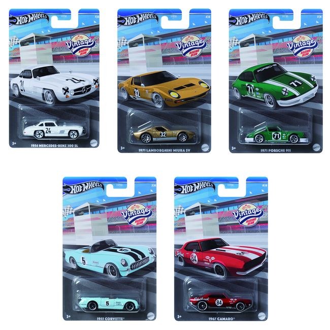 HOT WHEELS pro Vintage auto sorta 1:64, hainbat modelo, gom. adina: +3 urte HOT WHEELS pro Vintage auto sorta 1:64, hainbat modelo, gom. adina: +3 urte