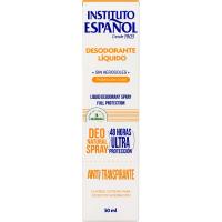 Desodorante líquido protección INSTITUTO ESPAÑOL, spray 50 ml Desodorante líquido protección INSTITUTO ESPAÑOL, spray 50 ml