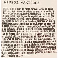 Fideos yakisoba, al peso, compra mínima 250 g