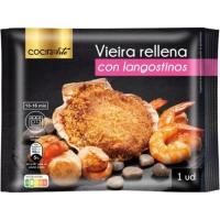 Vieira rellena de langostinos COCINARTE, bolsa 110 g Vieira rellena de langostinos COCINARTE, bolsa 110 g