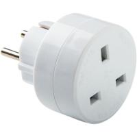 Adaptador de corriente Inglés blanco, 16A-13A. 1415 FAMATEL