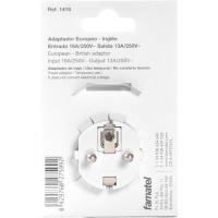 Adaptador de corriente Inglés blanco, 16A-13A. 1415 FAMATEL