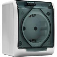 Base de enchufe estanco, 16A, IP54, 5123 FAMATEL