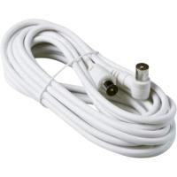 Cable coaxial prolongador blanco de Televisión, RS93003 FAMATEL, 5 metros