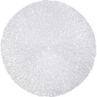 Mantel individual, pvc plateado Habitat QUID, Ø38 cm