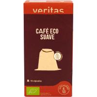 Café suave eco en cápsulas VERITAS, caja 10 uds