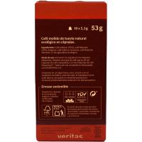 Café suave eco en cápsulas VERITAS, caja 10 uds