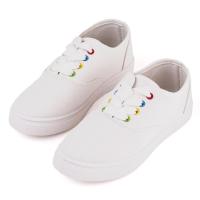 Zapatilla lona baja con cordones, AG21-60 Colours