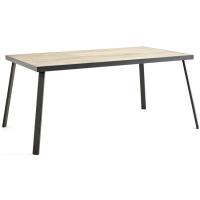 Mesa Life, acero, cristal temperizado de 5 mm CAPRICE, 150x90x72 cm